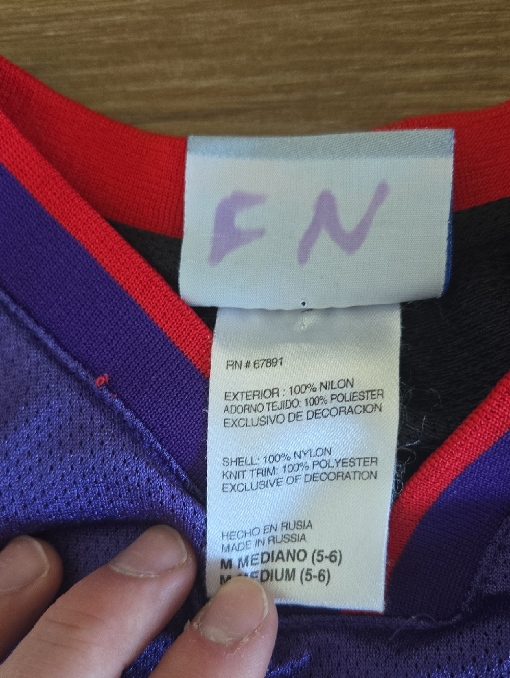 Vintage Reebok Toronto Raptors Purple NBA Jersey - Picture 2 of 5